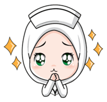 Lovely Muslimah Nurse sticker #11978747