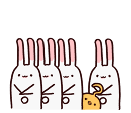 Rabbits and Chicks sticker #11979073