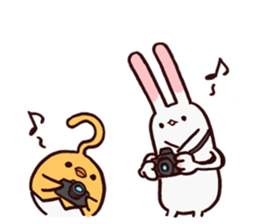 Rabbits and Chicks sticker #11979091