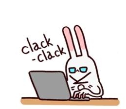 Rabbits and Chicks sticker #11979092