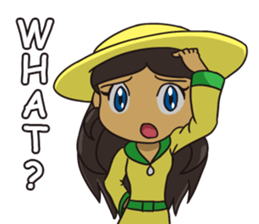 Lady Amarillo sticker #11979551