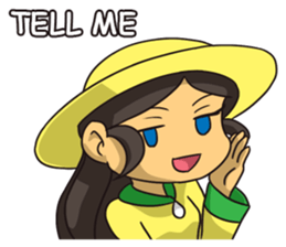 Lady Amarillo sticker #11979552