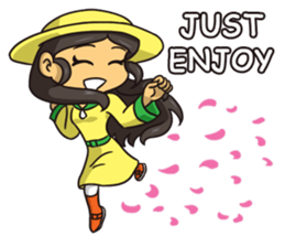 Lady Amarillo sticker #11979553