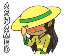 Lady Amarillo sticker #11979554