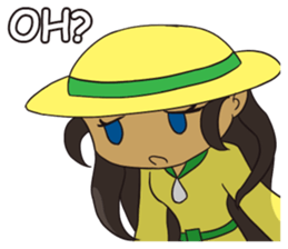 Lady Amarillo sticker #11979557