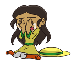 Lady Amarillo sticker #11979560