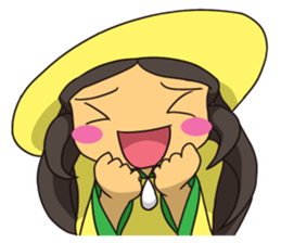 Lady Amarillo sticker #11979561