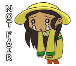 Lady Amarillo sticker #11979564