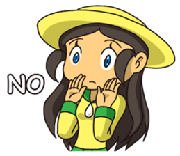 Lady Amarillo sticker #11979566