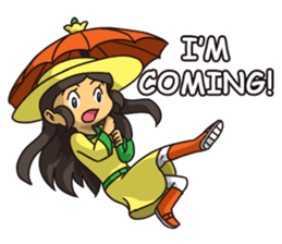 Lady Amarillo sticker #11979567