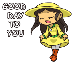 Lady Amarillo sticker #11979568