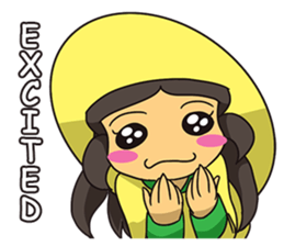 Lady Amarillo sticker #11979569