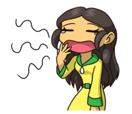 Lady Amarillo sticker #11979570