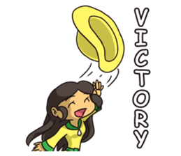 Lady Amarillo sticker #11979571