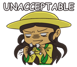 Lady Amarillo sticker #11979574