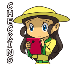 Lady Amarillo sticker #11979575