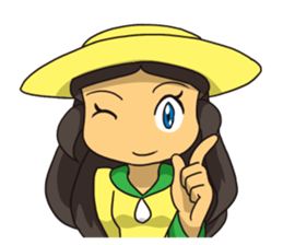 Lady Amarillo sticker #11979577