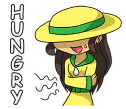 Lady Amarillo sticker #11979578