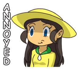 Lady Amarillo sticker #11979581