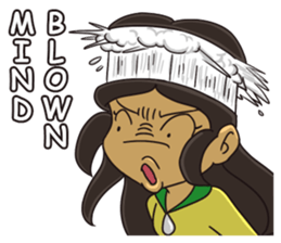 Lady Amarillo sticker #11979585