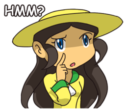 Lady Amarillo sticker #11979586