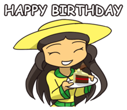 Lady Amarillo sticker #11979588