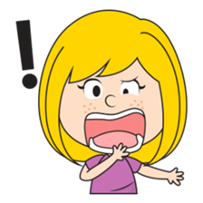 Little Yellow Girl sticker #11979959