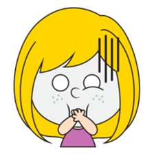 Little Yellow Girl sticker #11979970