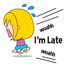 Little Yellow Girl sticker #11979973