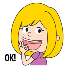 Little Yellow Girl sticker #11979974