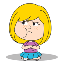 Little Yellow Girl sticker #11979988