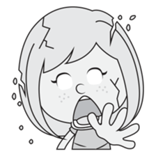 Little Yellow Girl sticker #11979989