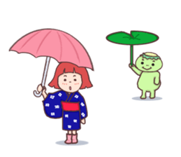 IWATE-WARASHICO&KAPPARO in Japan Ver.4 sticker #11980228