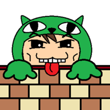 cat ear Boy sticker #11980698