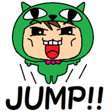 cat ear Boy sticker #11980707