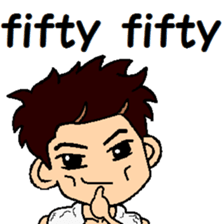 cat ear Boy sticker #11980717