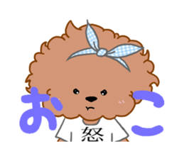 Toy Poodle coco sticker #11981024
