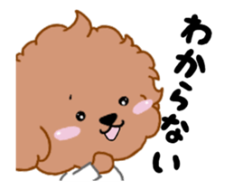 Toy Poodle coco sticker #11981029