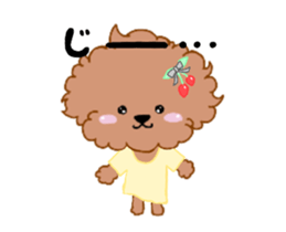 Toy Poodle coco sticker #11981033