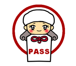 Of shining eyes, Yoshiko Engi. sticker #11981410