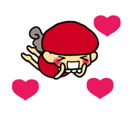 Of shining eyes, Yoshiko Engi. sticker #11981428