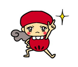 Of shining eyes, Yoshiko Engi. sticker #11981430