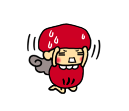 Of shining eyes, Yoshiko Engi. sticker #11981435