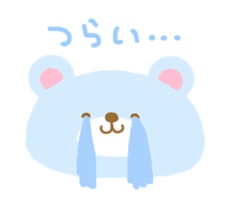 4 colors of cute bear sticker #11981515