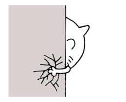 White cat's sticker !! sticker #11982154