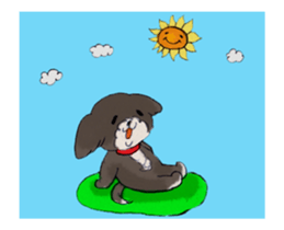 Ageage Choco -chan sticker #11982319