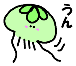 With jellyfish sticker #11982375
