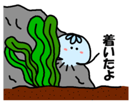 With jellyfish sticker #11982376