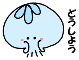 With jellyfish sticker #11982378
