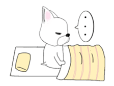 Animated French bulldog wanko Ume sticker #11982410